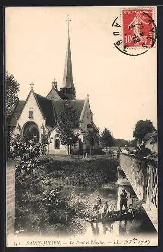 AK Saint-Julien, Le Pont et l`Église