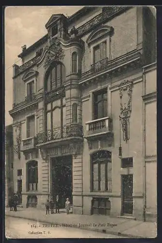 AK Troyes, Hôtel du journal Le Petit Troyen