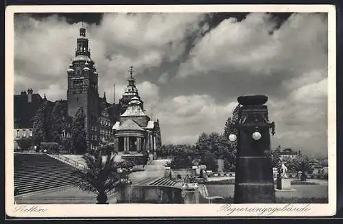 AK Stettin, Regierungsgebäude