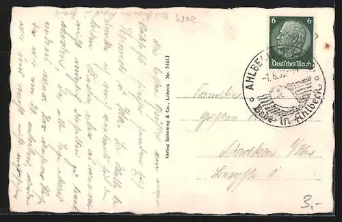 AK Swinemünde, Partie an der Mole