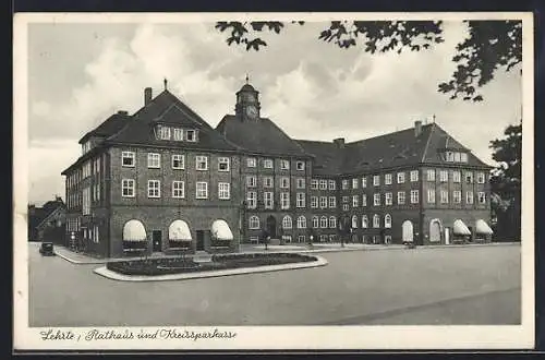 AK Lehrte, Rathaus und Kreissparkasse