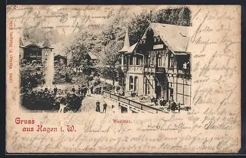 AK Hagen i. W., Cafe Waldlust