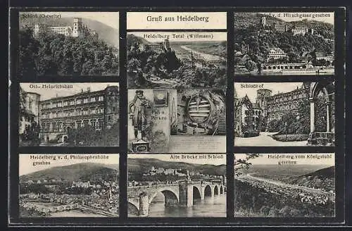 AK Heidelberg, Schloss und Alte Brücke