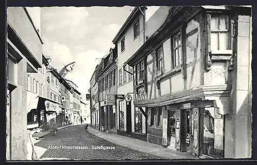 AK Alzey / Rheinhessen, Spiessgasse