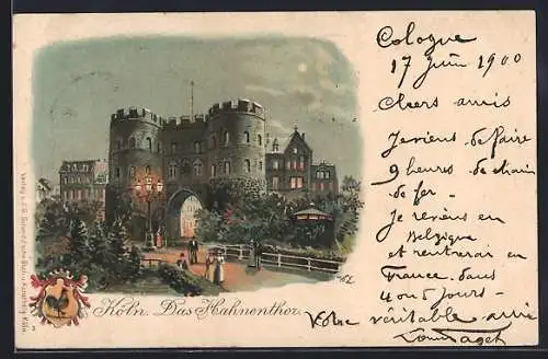 Lithographie Köln, Hahnentorburg