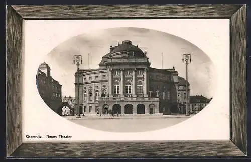 Foto-AK Chemnitz, Neues Theater