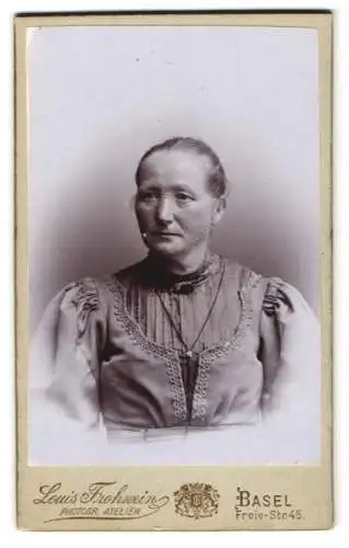Fotografie Louis Trübner, Basel, Freie-Str. 45, Jannette Franz im Porträt