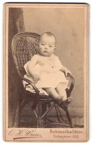 Fotografie O.H. Weiser, Schmalkalden, Steingasse 363, Gertrud Meissnerim Alter von drei Monaten