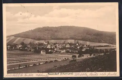 AK Nauendorf / Thür., Gesamtansicht mit Landstrasse