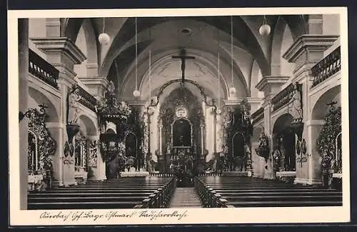 AK Auerbach / Opf., Stadtpfarrkirche, Innansicht