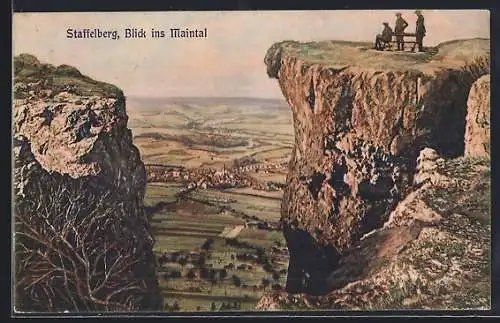 AK Staffelstein / Lichtenfels, Blick ins Maintal