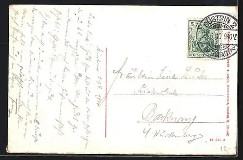 AK Cüstrin /A., Schlosskaserne