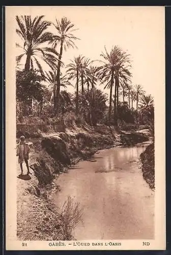 AK Gabès, L`Oued dans l`Oasis