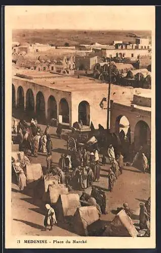 AK Medenine, Place du Marche