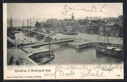 AK Vlissingen, Marinebrug en Wijnbergsche Kade