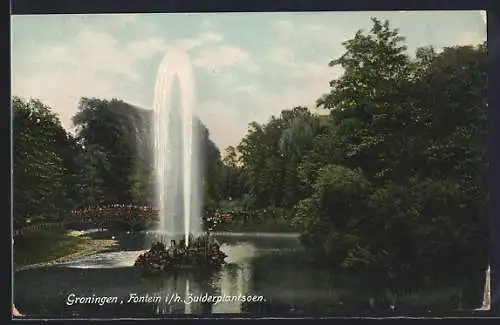 AK Groningen, Fontein i. h. Zuiderplantsoen