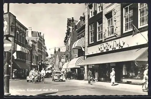 AK Haarlem, Kruisstraat met Hema