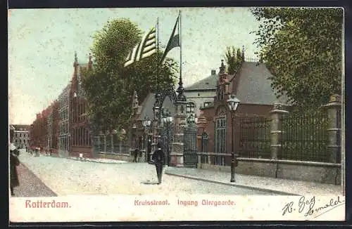AK Rotterdam, Kruisstraat, Ingang Diergaarde