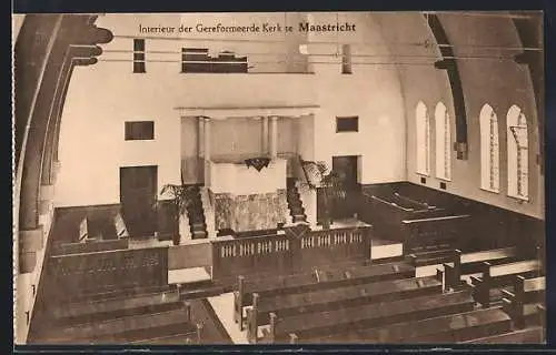 AK Maastricht, Interieur der Gereformeerde Kerk