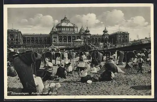 AK Scheveningen, Kurhaus met strand