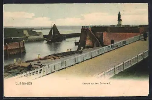 AK Vlissingen, Gezicht op den Boulevard