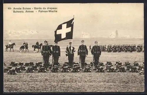 AK Schweizer Armee, Fahnen-Wache