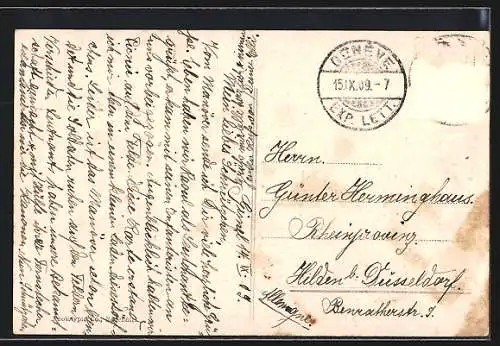 AK Schweizer Infanterie im Manöver