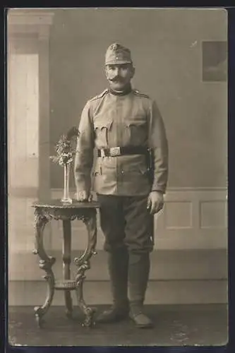 AK Österreichischer Soldat in Uniform