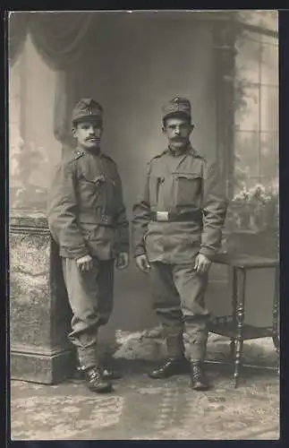 AK Österreichische Soldaten in Uniform