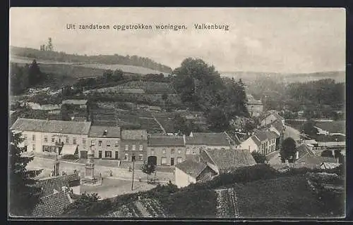AK Valkenburg, Uit zandsteen opgetrokken woningen