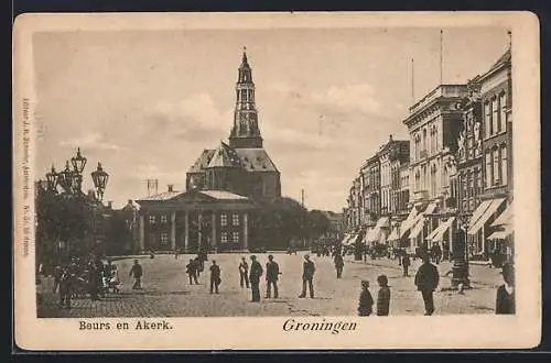 AK Groningen, Beurs en Akerk