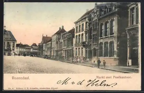 AK Rozendaal, Markt met Postkantoor
