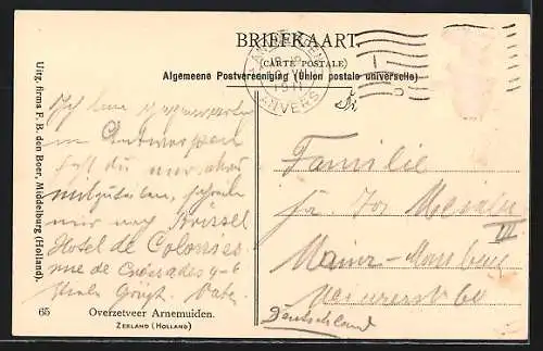 AK Arnemuiden /Zeeland, Overzetveer Arnemuiden, Windmühle