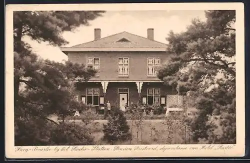 AK Kootwijk, Hoog-Buurla by het Radio-Station, Pension Rustroord, dependance van Hotel Radio