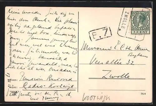 AK Kootwijk, Hoog-Buurla by het Radio-Station, Pension Rustroord, dependance van Hotel Radio