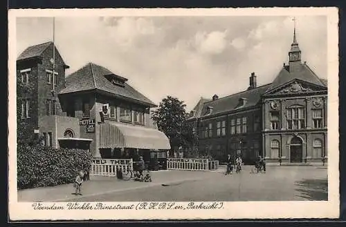 AK Veendam, Winkler Prinsstraat R. H. B. S. en Parkzicht