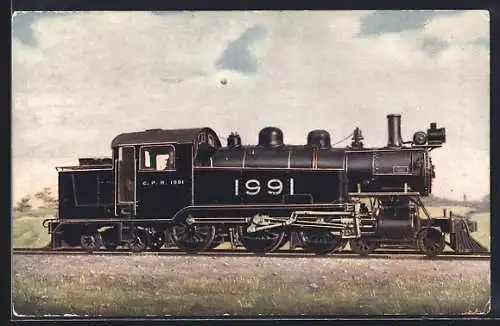 AK Canadian Pacific Railway, Tank Locomotive 4-6-4 No. 1991
