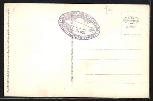 AK Friedrichshafen, Luftschiff Graf Zeppelin in voller Fahrt