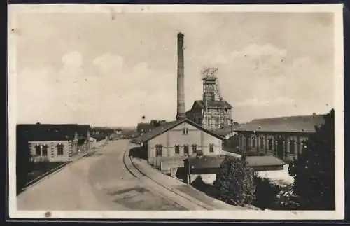 AK Kochendorf / Neckarsulm, Schacht König Wilhelm II., Gesamtansicht, Salzbergwerk