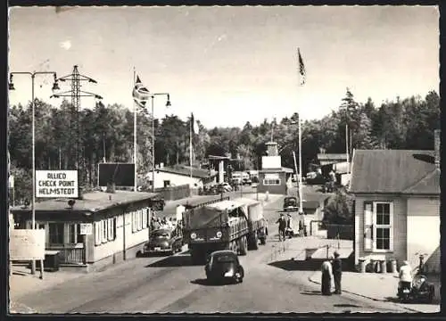 AK Helmstedt, Zonengrenze, Autobahn-Kontrollpunkt