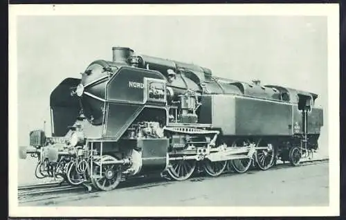 AK Chemin de fer du Nord, Locomotive Tender, französische Eisenbahn