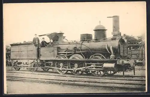 AK Locomotives du Nord, Machine no 3799 Ville de Béthune, französische Eisenbahn