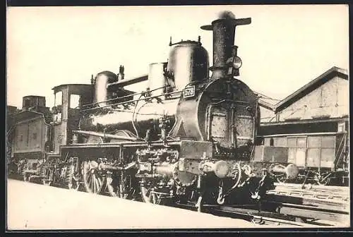 AK Französische Eisenbahn-Lokomotive No. 578, Locomotives de l`Orléans