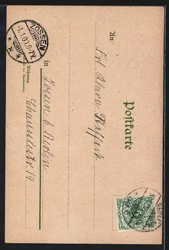 Lithographie Aschenbrödel, Aschenputtel