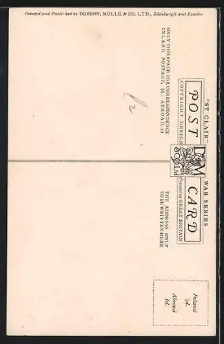 Künstler-AK Lawson Wood: Soldat verabschiedet sich von seiner Mutter