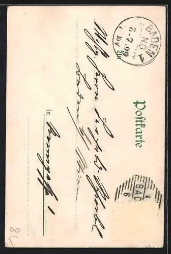 AK Englischer Soldat in Uniform bei einer Frau