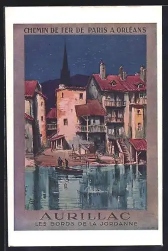 AK Aurillac, Les Bords de la Jordanne, Ruderboot