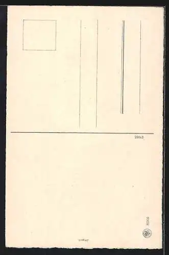 Künstler-AK Kätzchen pass'auf, gleich beisst er an!, Angeln