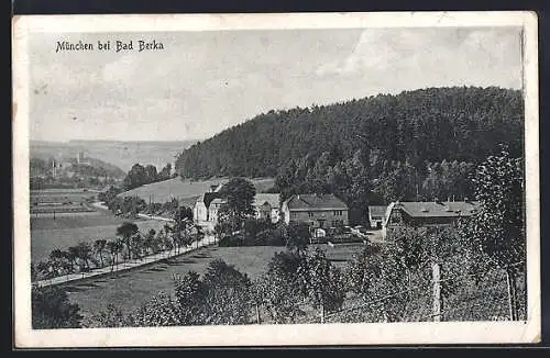 AK München bei Bad Berka, Teilansicht der Ortschaft