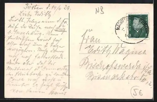 AK Güsten / Anhalt, Marktplatz mit Rathaus